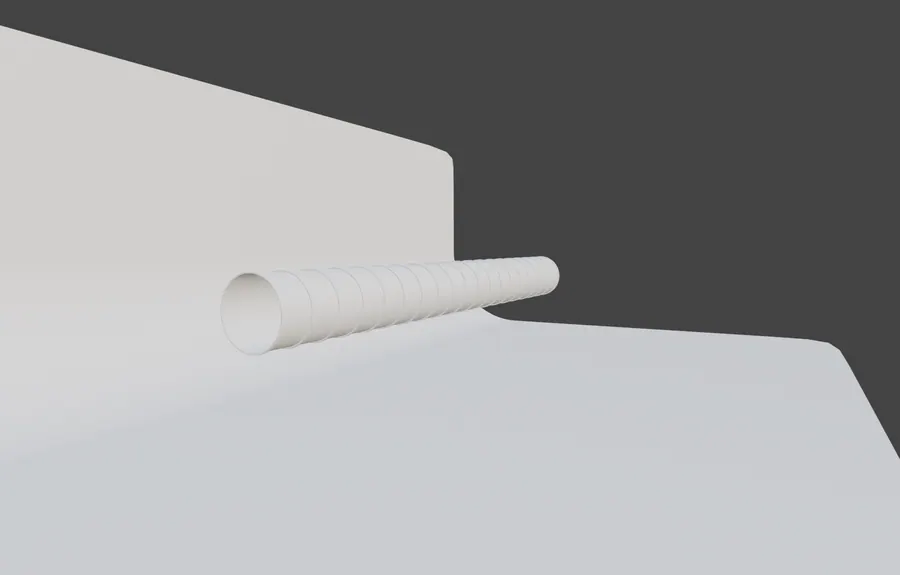 CLOTH SKELE, LOW ANGLE PASS