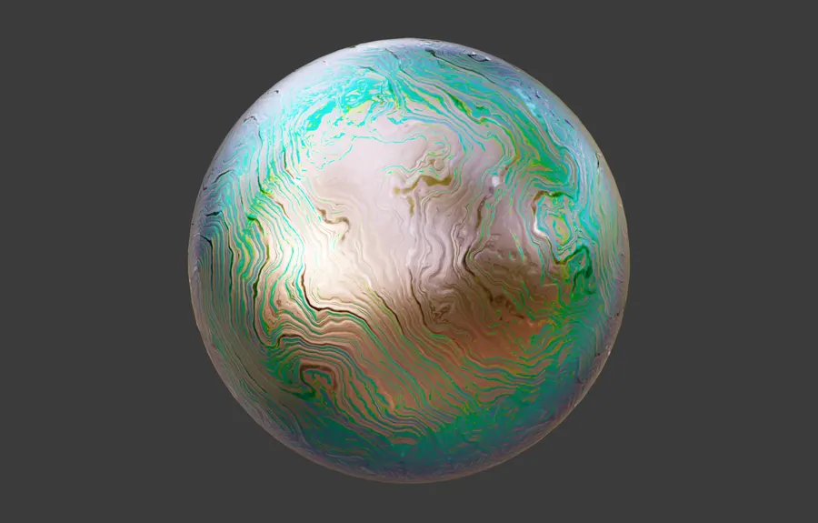 NACRE SHADER, STUDIO LIGHT PREVIEW