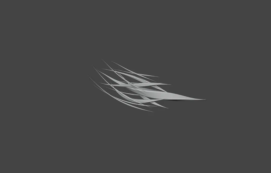 CRYSTALS, SOLID SHADING