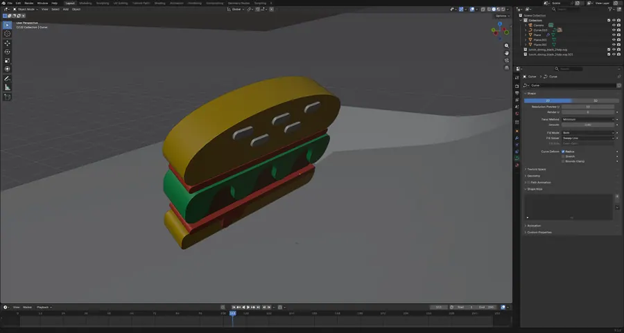 3D VECTOR ASSETS, IMPORTED CURVE DATA