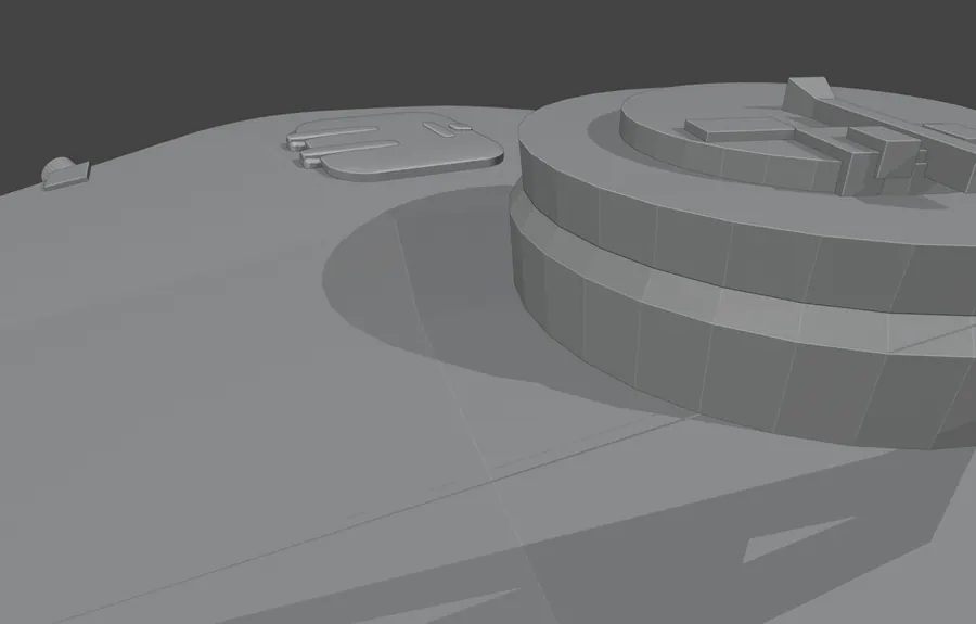 TANK BLEND, TURRET DETAIL