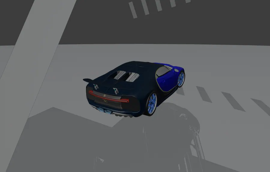 CAR AND CAMERA, REAR THREE QUARTER