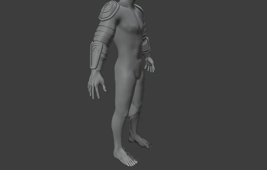NANOMESH SUIT, SCALE DETAIL