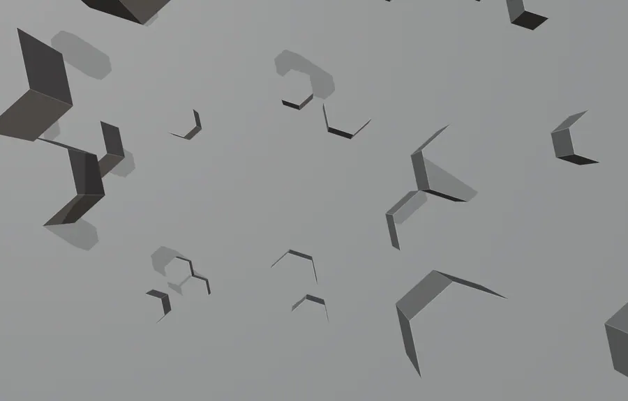 HEXAGONAL BACKGROUND, ANIMATED, SCENE CAMERA, FRAME 163