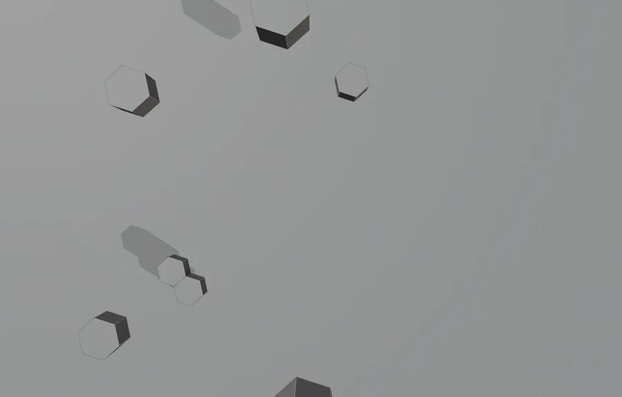 HEXAGONAL BACKGROUND, ANIMATED, FRAME 110